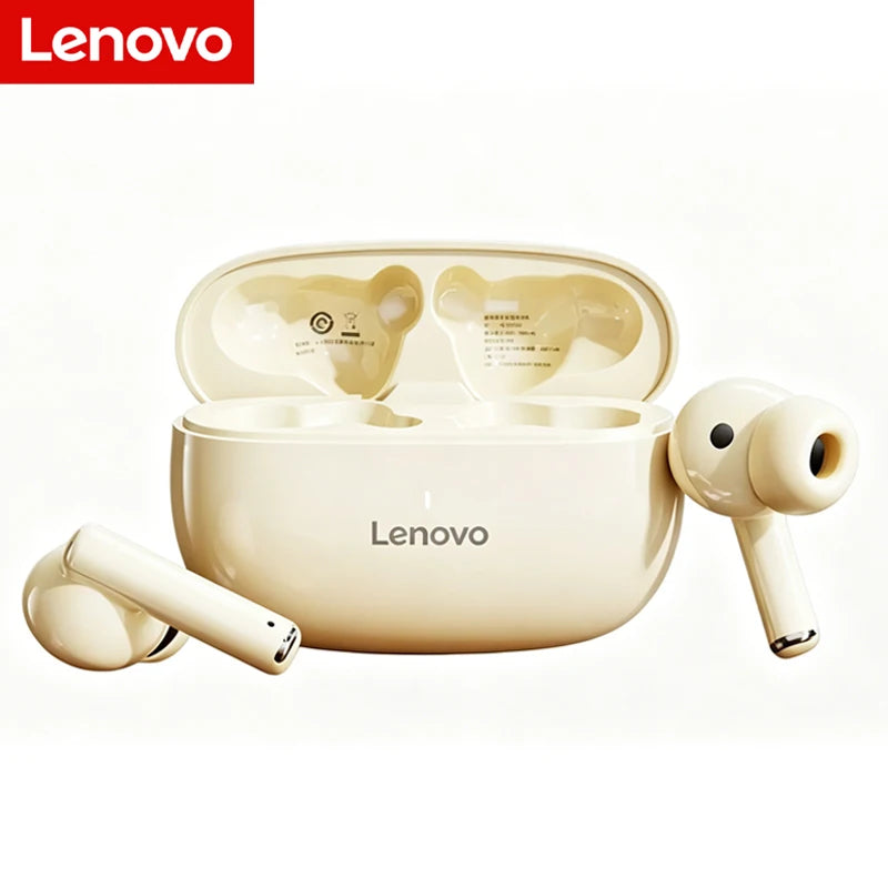 Lenovo Bluetooth Wireless Headphones Built In Microphone USB Type C Charging Port Noise Isolating Comfortable Over Ear Headset C