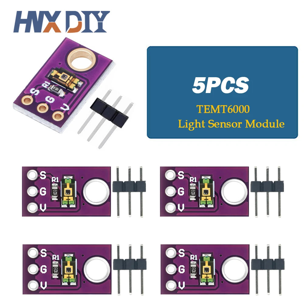 1/5/10PCS TEMT6000 Light Sensor Professional Photosensitive Sensor For Arduino Smart Electronics Test the Ray intensity Module