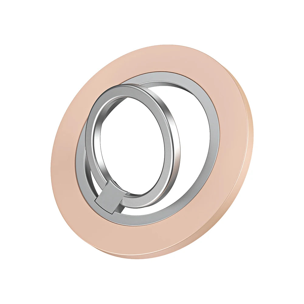 For Tablet Magnetic 2 Sections Simplicity Rotation Ring Phone Handphone Ipad Holder Double Side Silicone