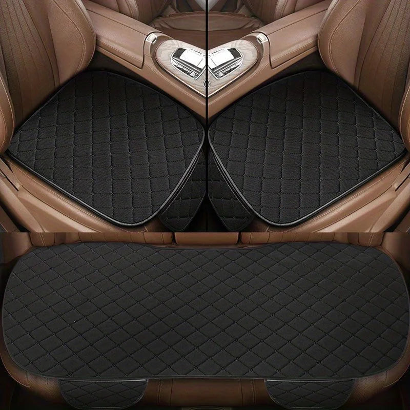 3Pcs Car Seat Cover Universal Car Seat Cushion Breathable Comfort Car Seat Protector