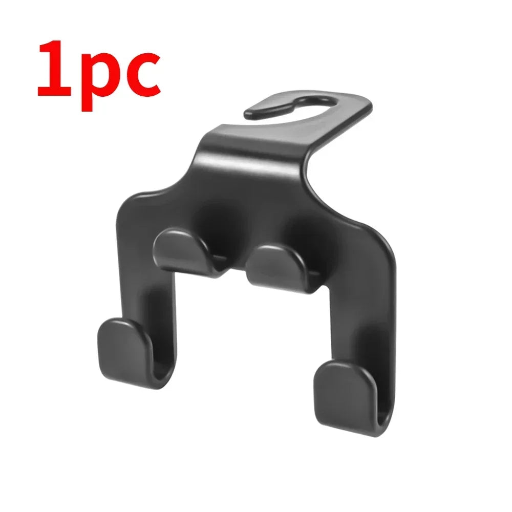 1/2Pcs Universal Car Backseat Multifunction Phone Holder with Hook for Rear Seat Storage Mount Auto Organizer Accessories