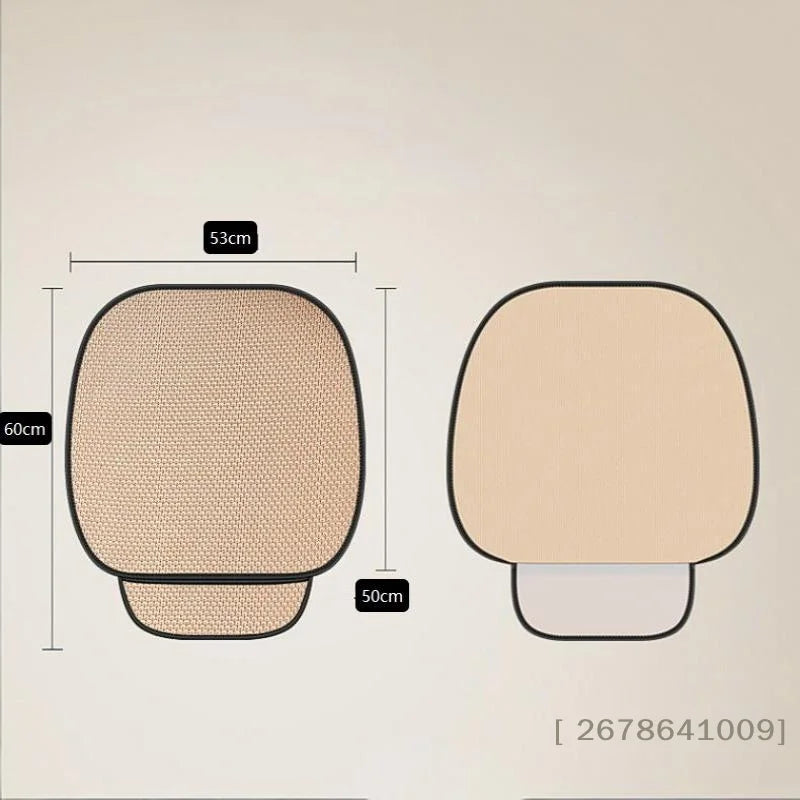 ⚑Summer Car Seat Cushion Cover Breathable Ice Silk Non Slip Auto Seat Protector Pad Men Women Universal Car Interior Accessories
