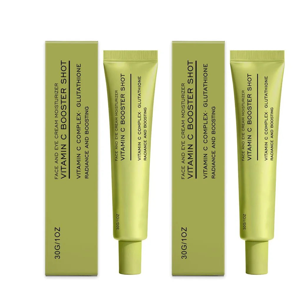 Vitamin C Booster Shot Face Cream With Glutathione And Niacinamide For Dark Spot Care,Improves Fine Lines,Korean Glass Skin Care