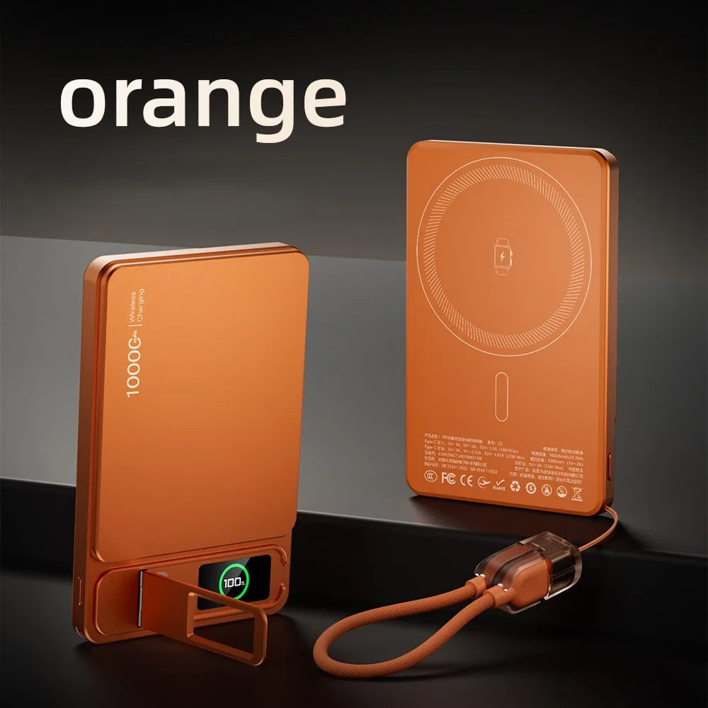 CCC Alloy Original Power Bank For MagSafe Magnetic Wireless 20W Fast Charger Portable External Battery For iPhone 17 16 iWatch10