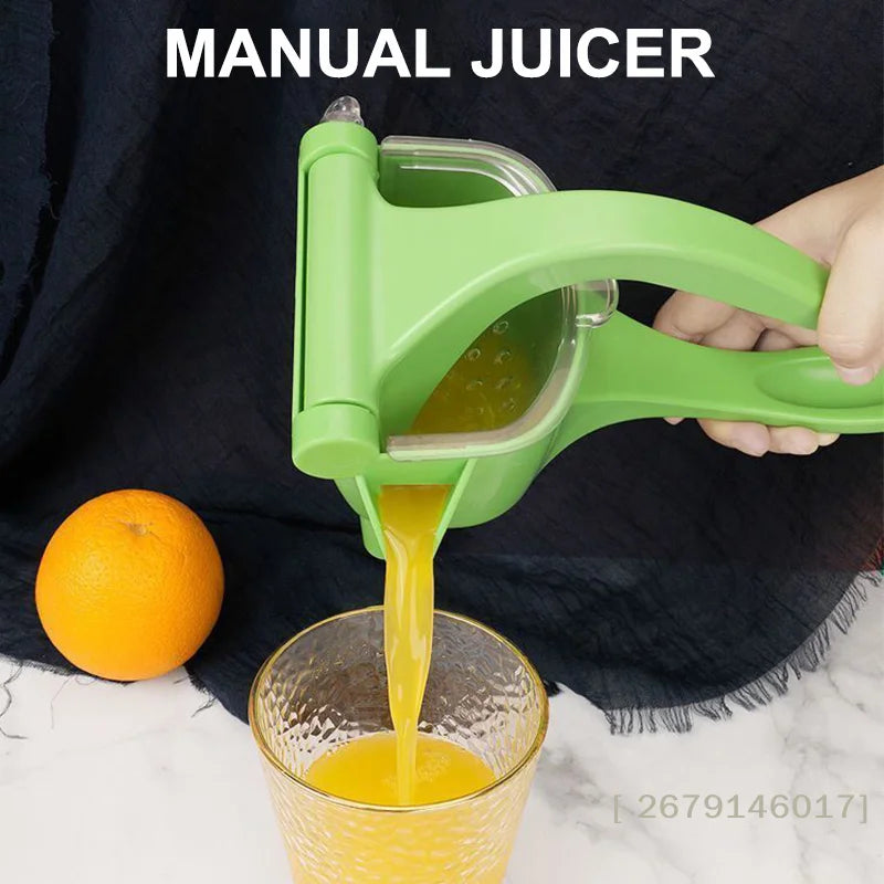 【YY26】1pc Green Multifunctional Juicer Handheld Non-electric Lemon Squeezer Fruit Vegetable Small Juicer Manual Juicer