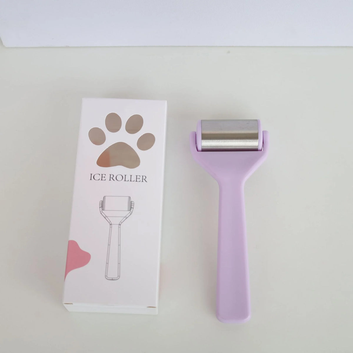 Ice Face Roller 304 Stainless Steel Facial Massager Cooling Roller for Face Eyes Depuffing Puffiness Relief Skin Tightening