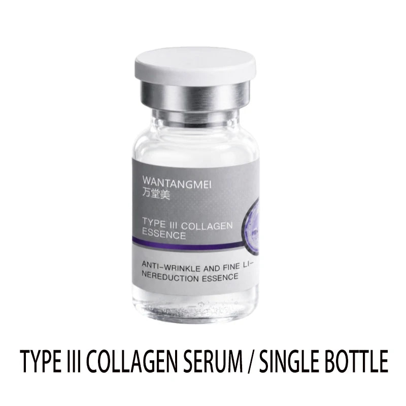 Type III Collagen Facial Firming Serum Anti-Wrinkle Firming Lifting and Anti Aging Serum Brightening and Moisturizing Serum