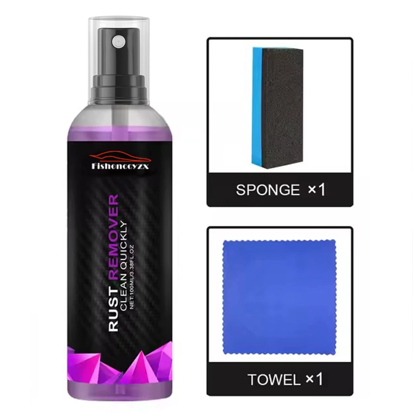 100ml Rust Inhibitor Paint Rust Remover Derusting Spray Car Rust Removal Spray Car Wheel Hub Rust Remover Car Accessories