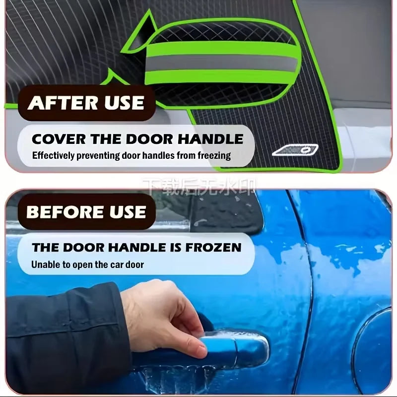 Suitable for All Car Models - Durable Oxford Cloth Windshield Cover, with Uv Protection and Snow Shield Function