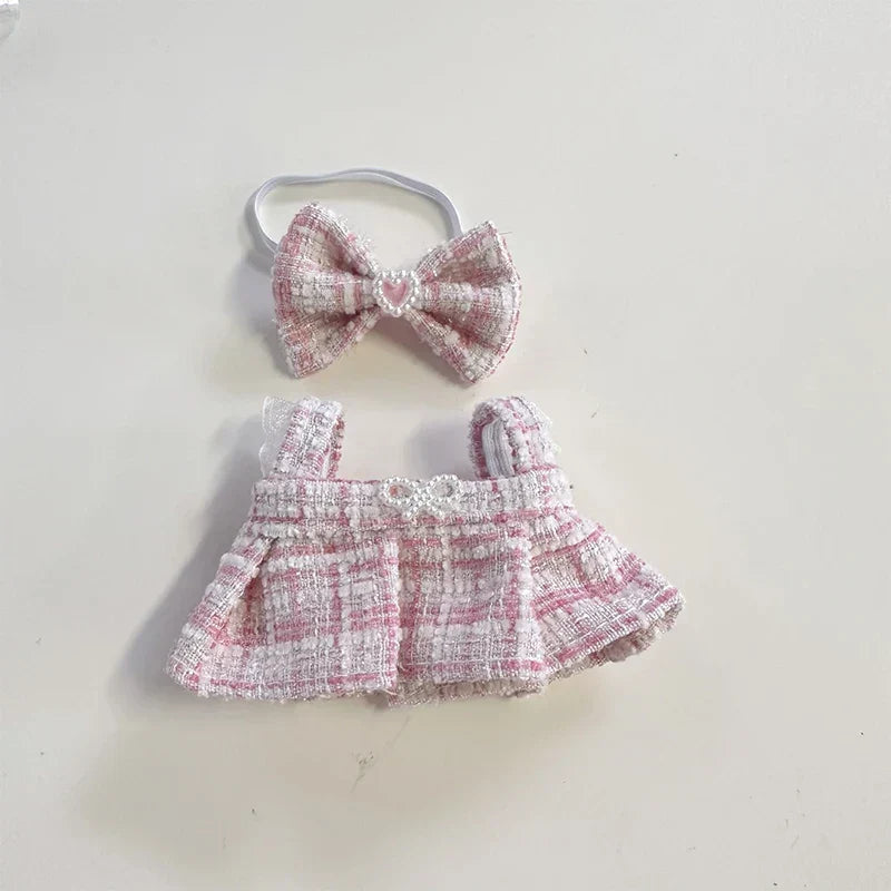 ZTOYL Labubu Pink Princess Dress Set