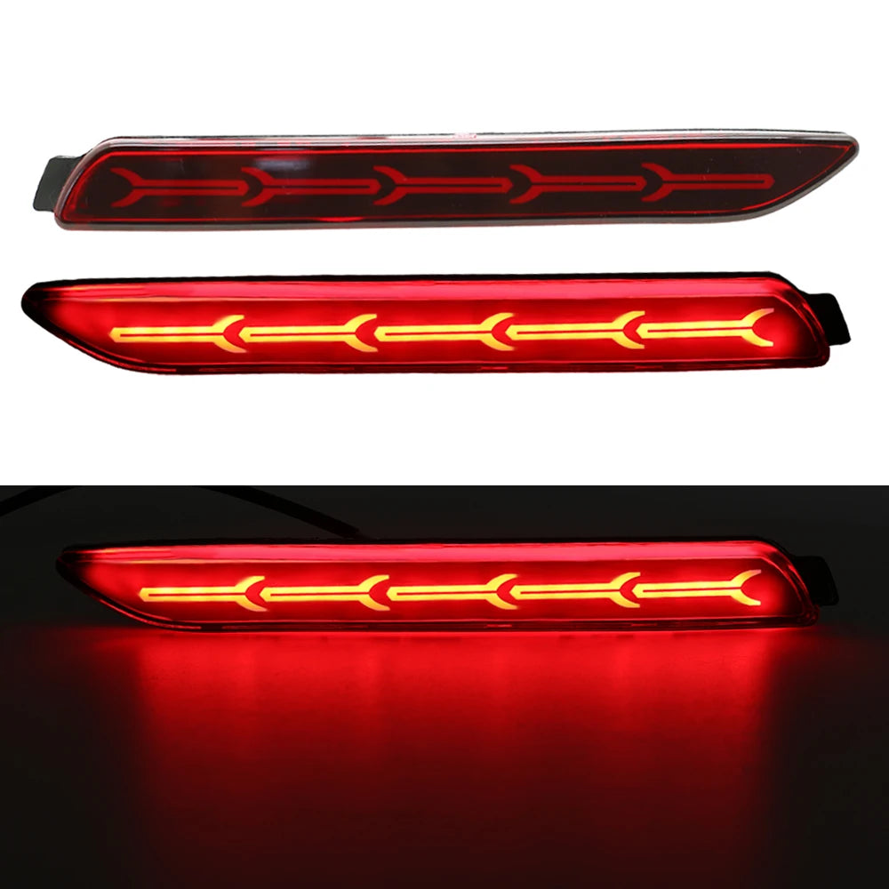 LED Rear Bumper Reflector Lights Fit for Toyota Venza Camry Rav4 Sienna Avalon Matrix Sienna Lexus Tail Light Assembly with LED