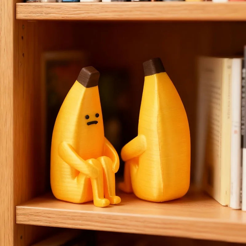 Anxious Banana decor | Creative Decor for Home, Office, and Car, Ideal for Daily , New Year, and Anniversary Gifts