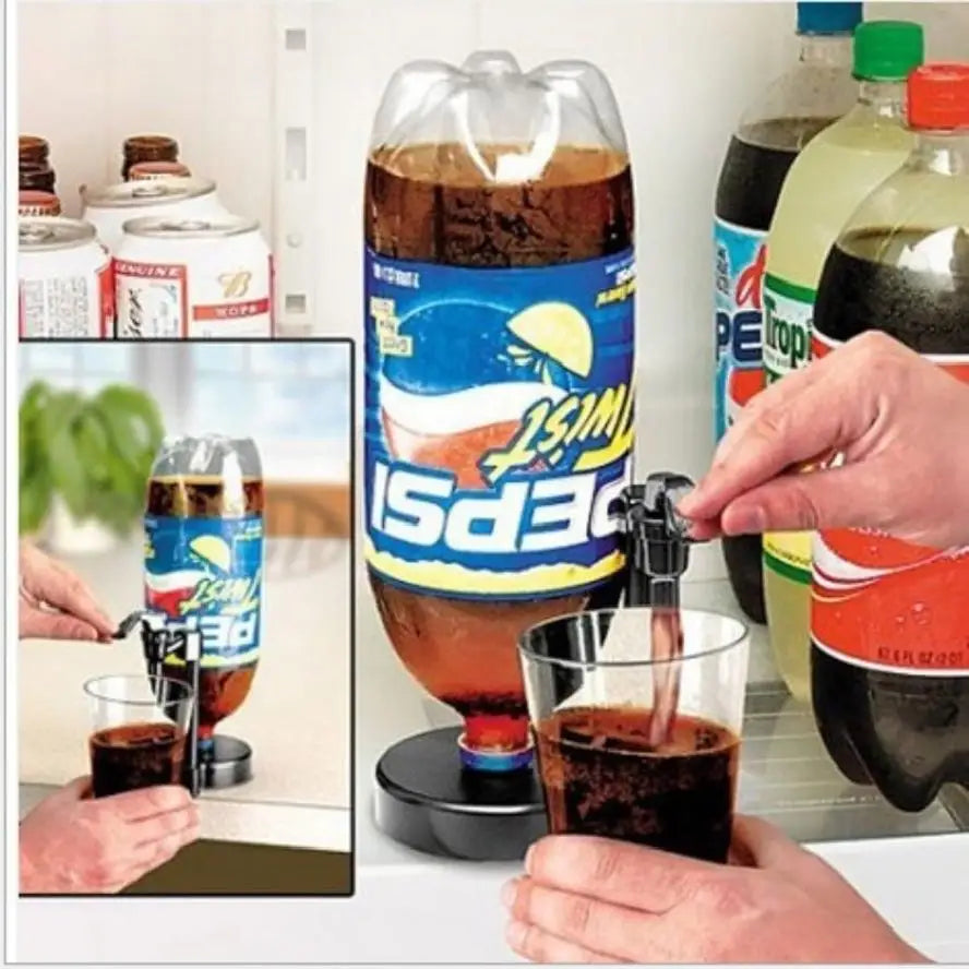 1 Pcs Creative Coke Bottle Inverted Water Dispenser Party Supplies Hand Pressure Switch Drinks Coke Sub Drinking Fountains