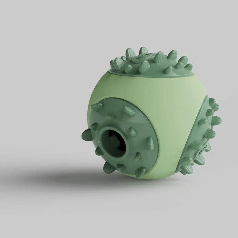 Indestructible Dog Leaky Food Ball Chew Toy Interactive Molar Bite Resistant Pet Ball Puppy Self Entertainment Relief Boredom