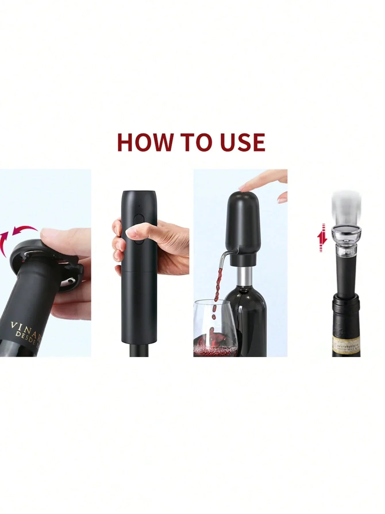 CLITON Electric Wine Opener Set