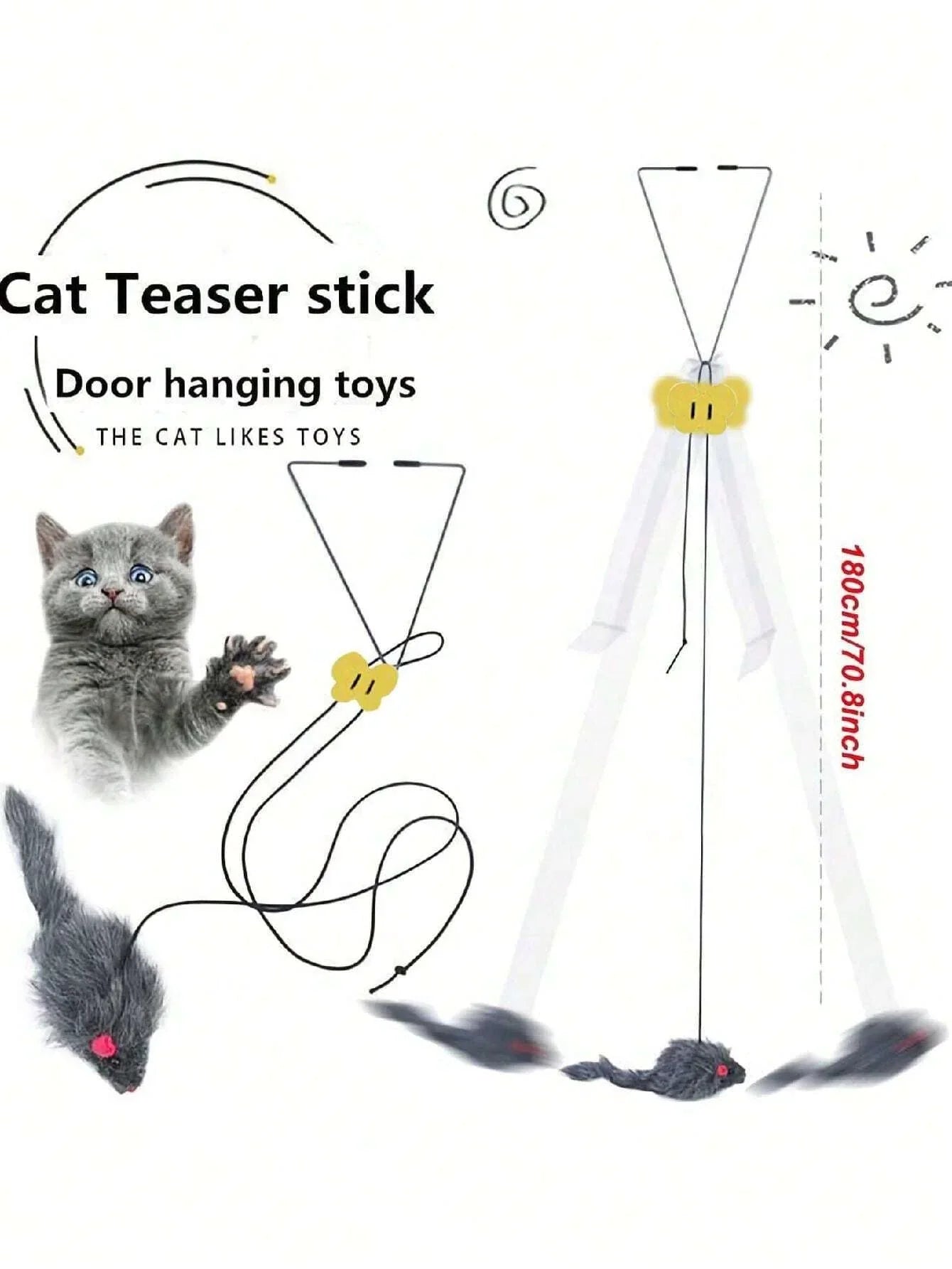 Adjustable Hanging Cat Toy