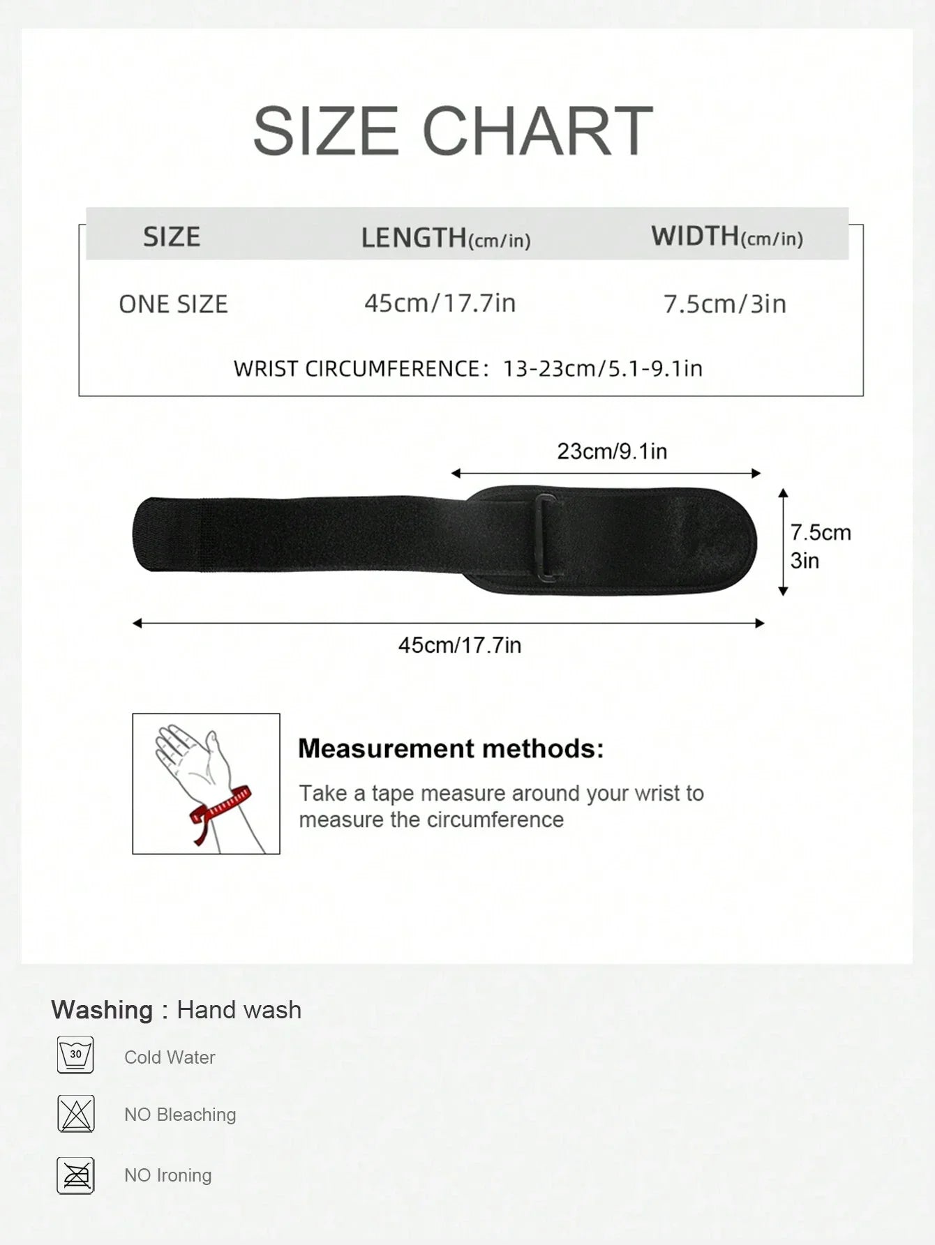 VBOSI Adjustable Wrist Support Wrap