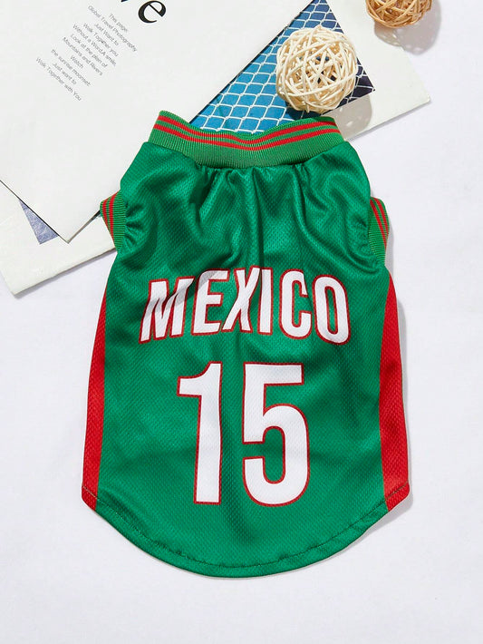 PETSIN Mexican Team Pet Jersey