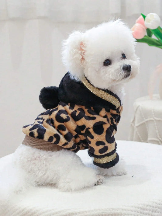 PETSIN Leopard Print Pet Coat