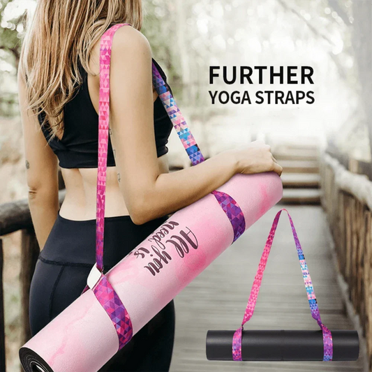 Printed Yoga Mat Strap Belt