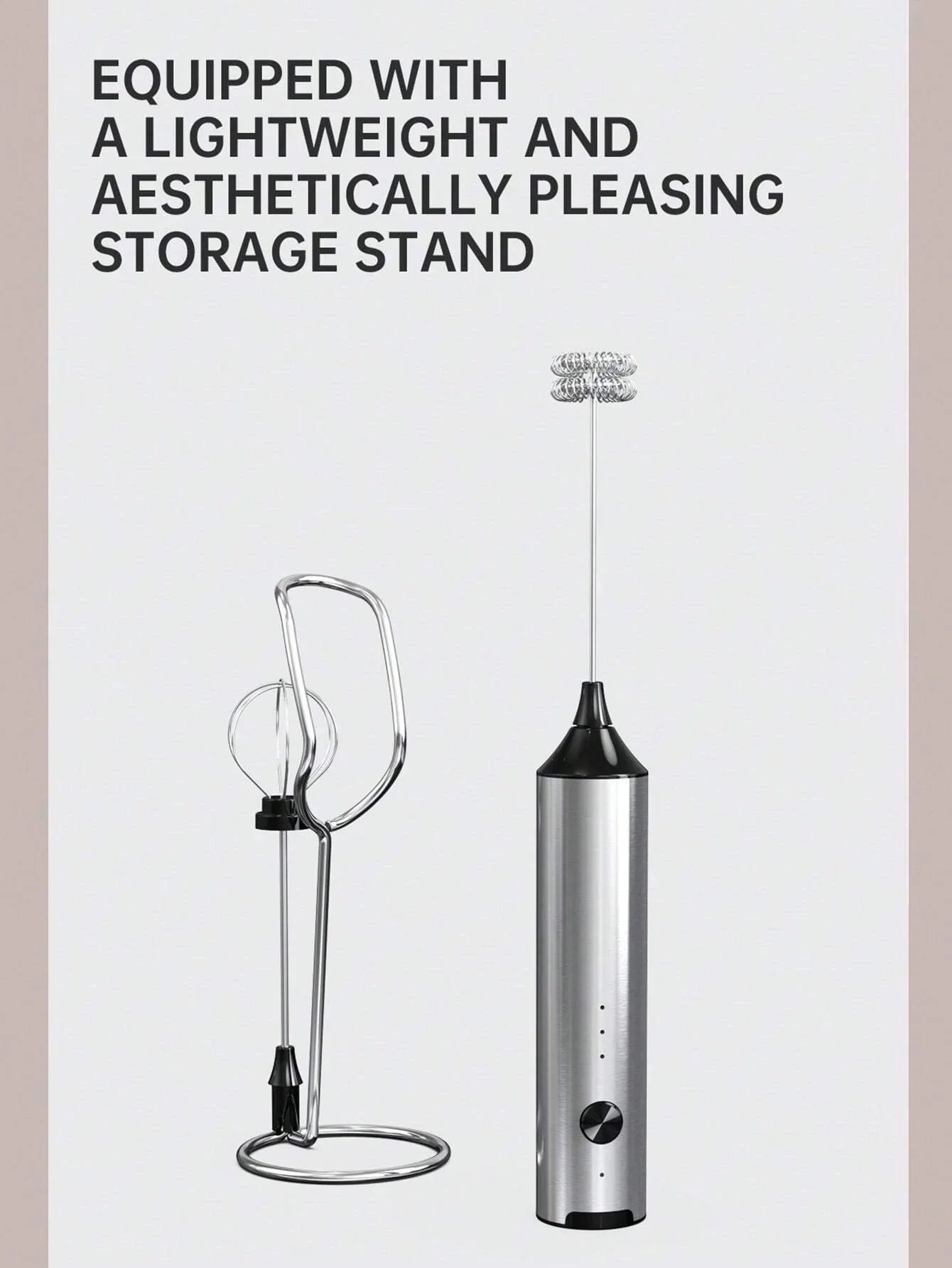 CLITON Rechargeable Milk Frother Wand
