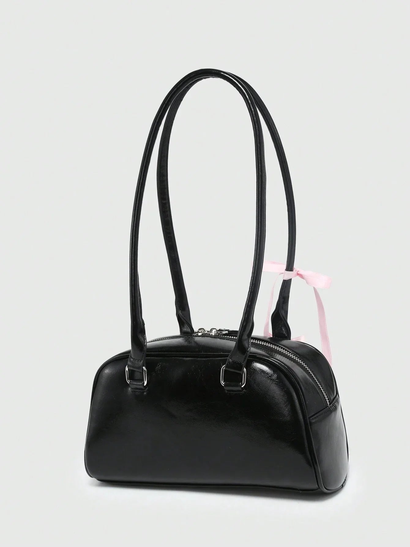 ROMWE Kawaii Plaid Bow Bag
