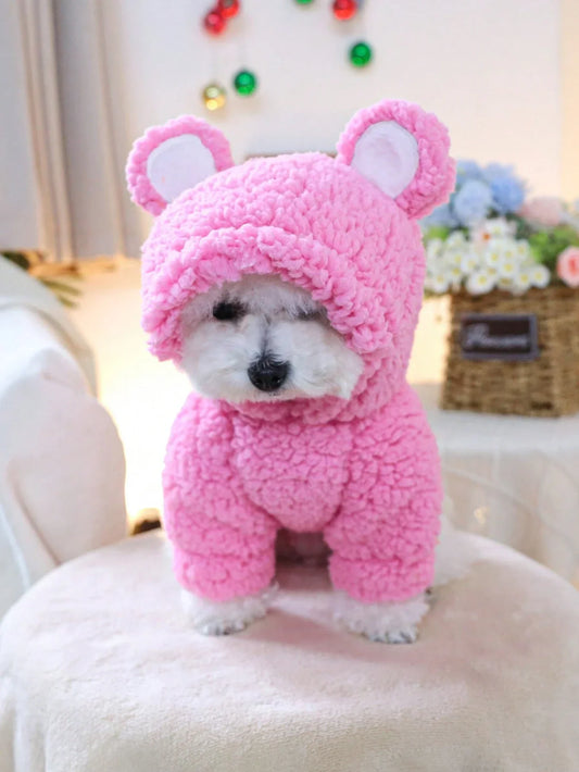 PETSIN Pink Bear Cosplay Hoodie