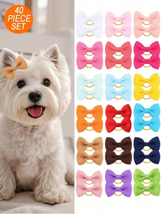 PETSIN Bow Shape Pet Hairbands