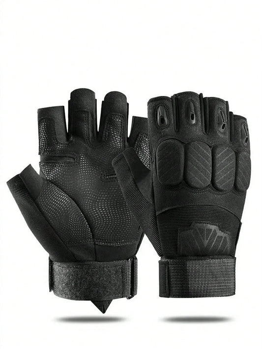 Sports Camo Half-Finger Gloves