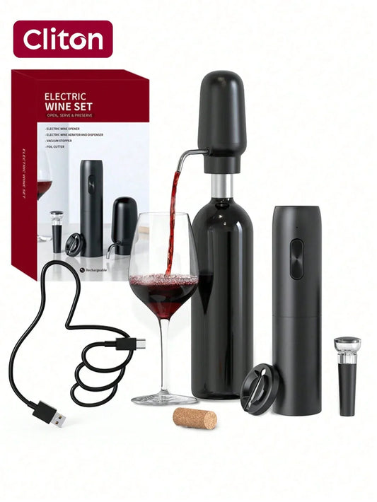 CLITON Electric Wine Opener Set