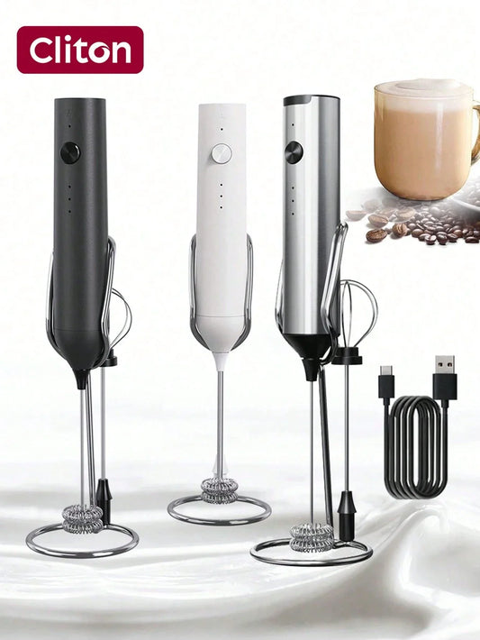 CLITON Rechargeable Milk Frother Wand