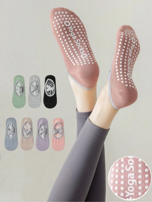 Non-Slip Pilates Yoga Socks Pair