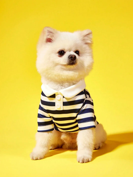 PETSIN Striped Dog Cat Shirt