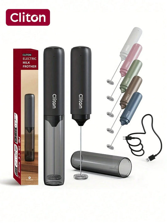 CLITON Rechargeable Electric Milk Frother