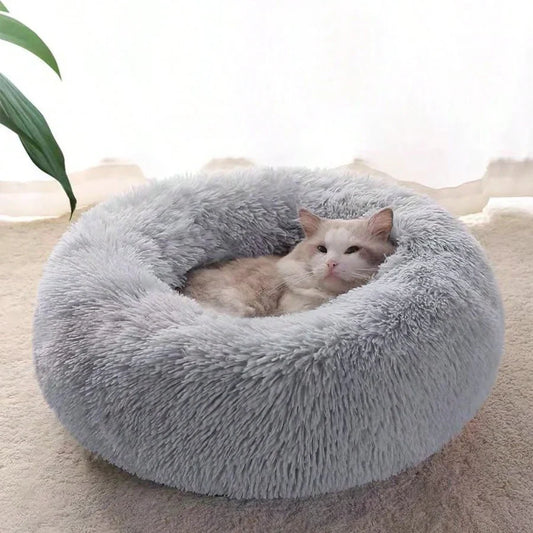 Soft Plush Round Pet Bed