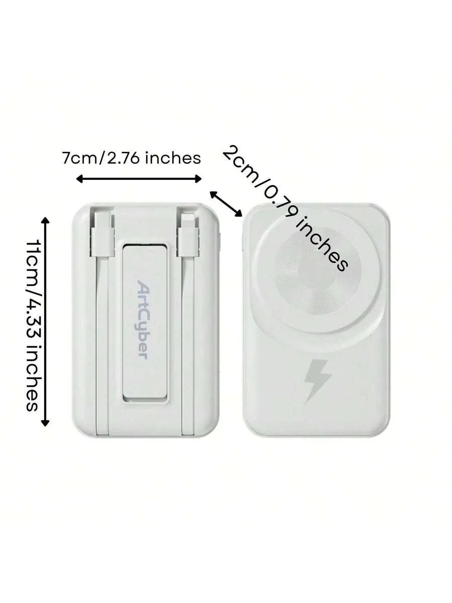 Latest Wireless Magnetic Battery Pack, 10000mAh Magnetic Power Bank