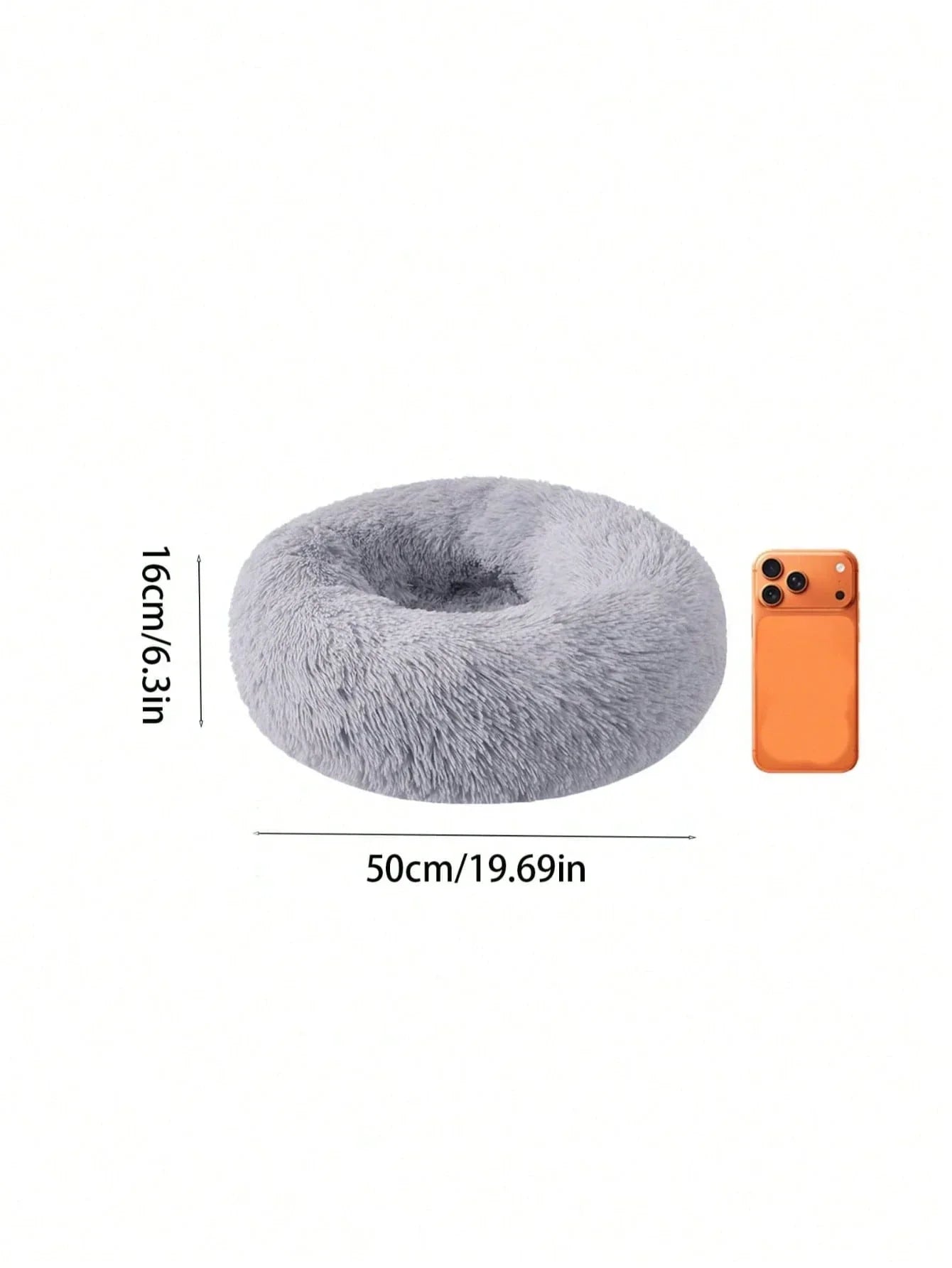 Soft Plush Round Pet Bed