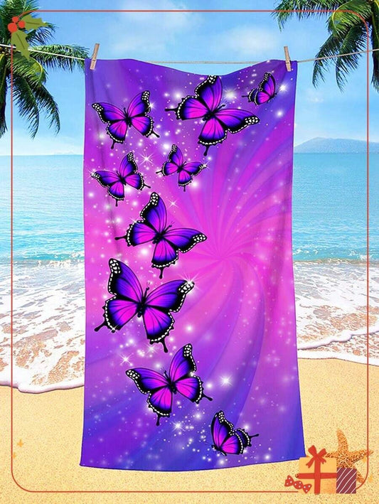 Leopard Print Beach Towel