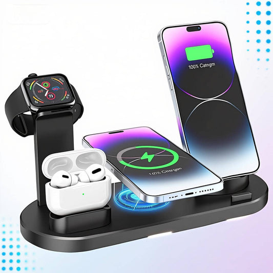 Fast Charging 3-In-1 Wireless Charger iphone