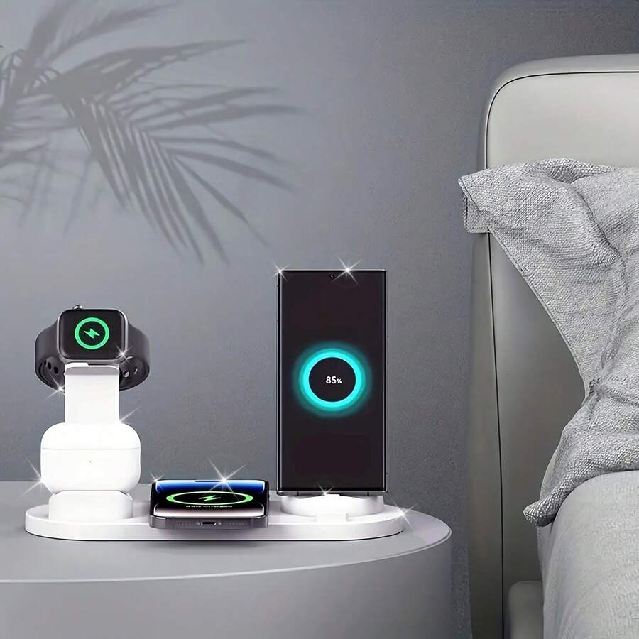 Fast Charging 3-In-1 Wireless Charger 3 In 1 Wireless Charger Station