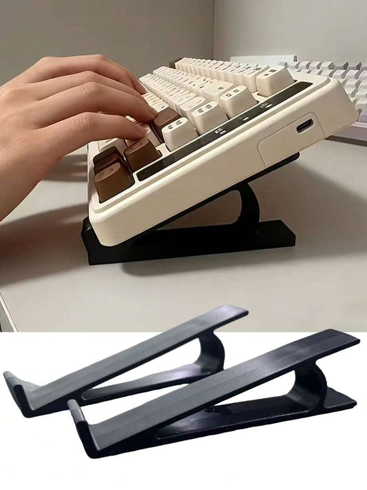 2pcs/Set Sleek Keyboard Stand With Ergonomic Angle