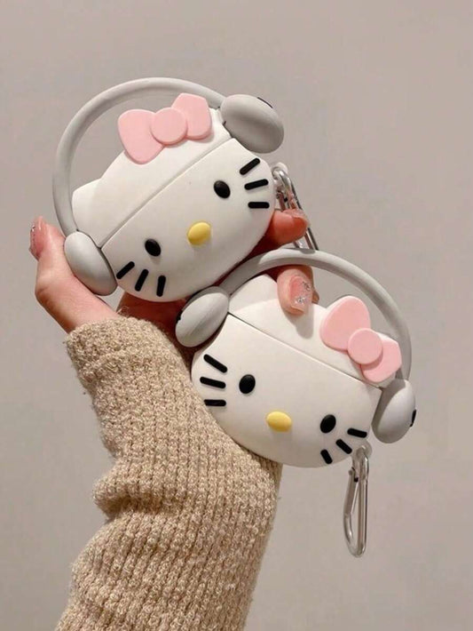 SANRIO Cute Musical KT Cat Bluetooth Earphone Case