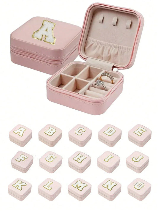 Personalized A-Z Travel Jewelry Box