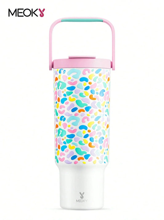Meoky 40oz Insulated Handle Cup