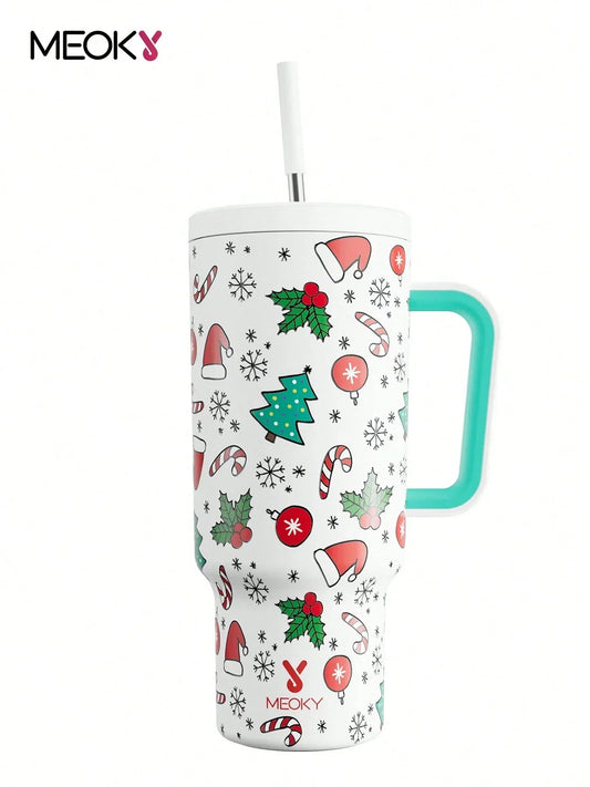 Meoky 40oz Stainless Steel Tumbler