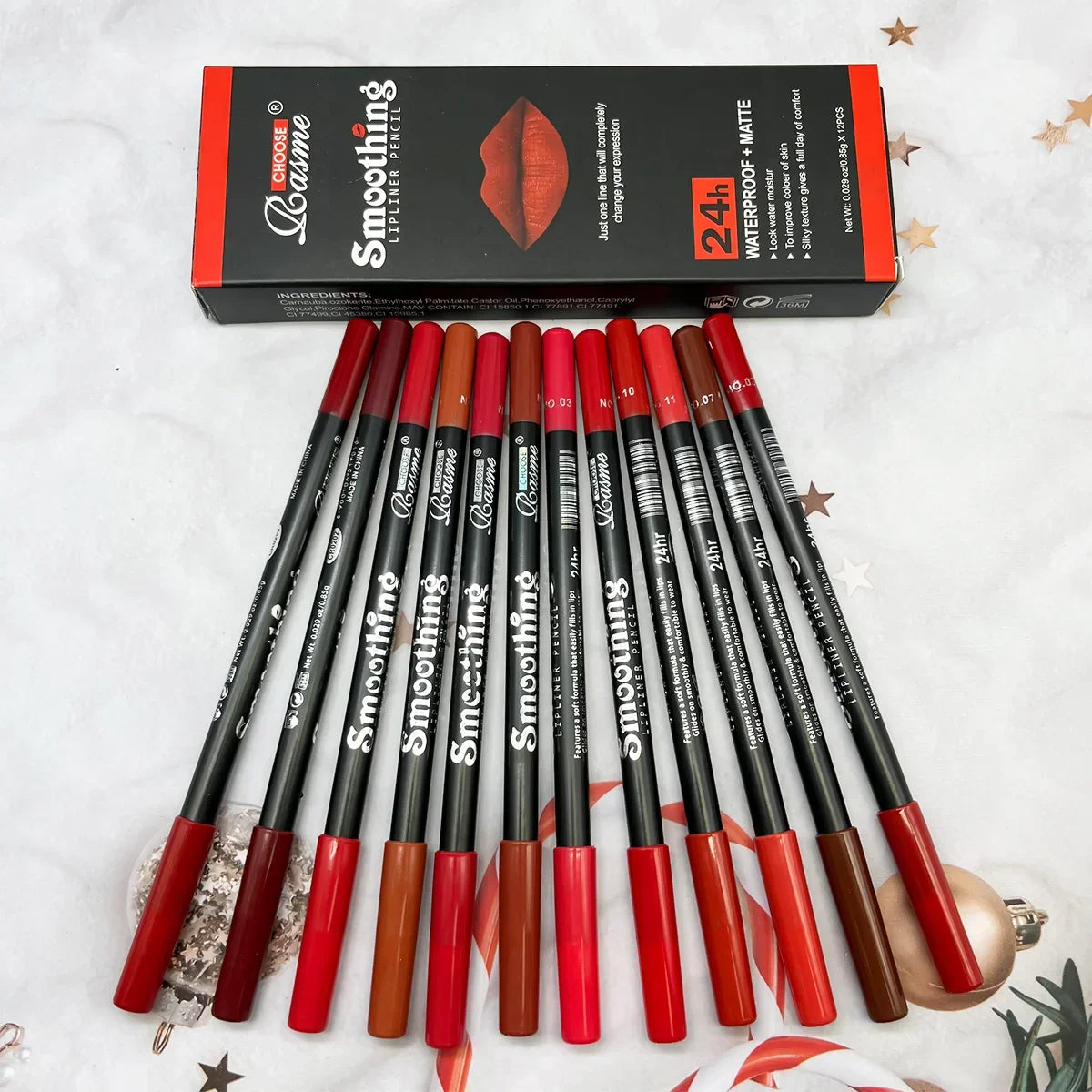 12PCS Matte Lipstick Gift Set