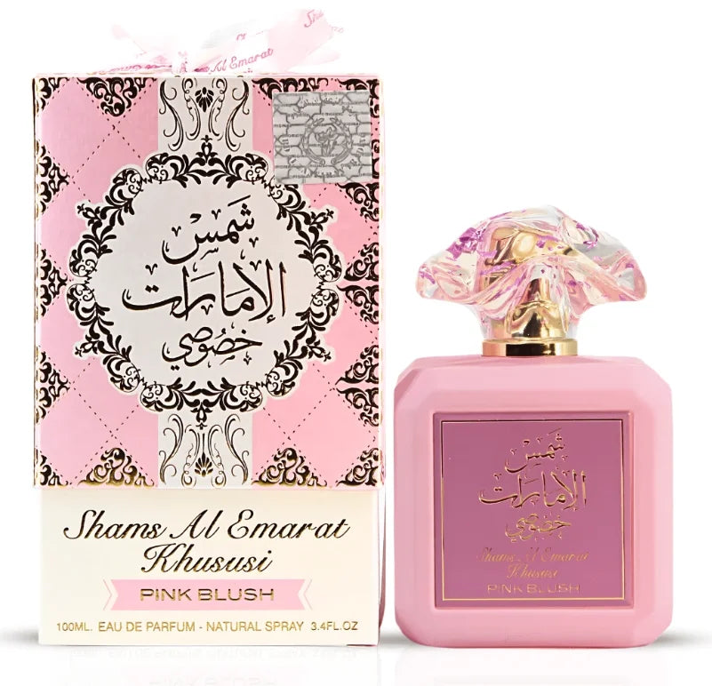 PINK BLUSH PERFUME Pink Mist Sweet Fragrance, Cotton Candy Cream and Vanilla Weave a Middle Eastern Romantic Girl Feeling
