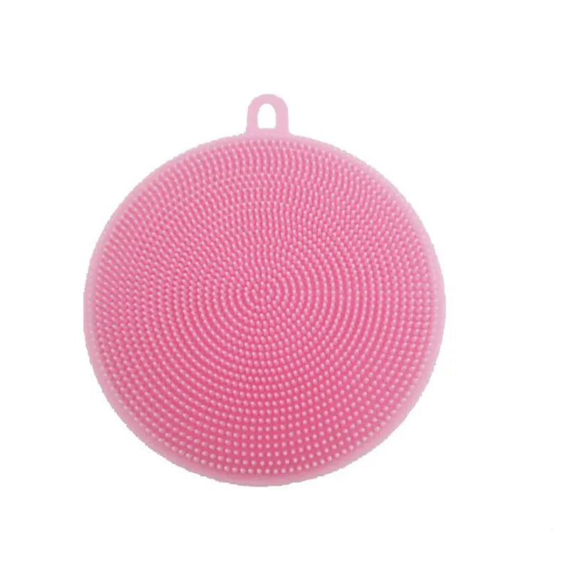 1Pcs Silicone Dish Bowl Scrubber Dirt Cleaning Kitchen Towel For Non-Stick Oil Cleaning Washing Tool Kitchen Cleaning Brush