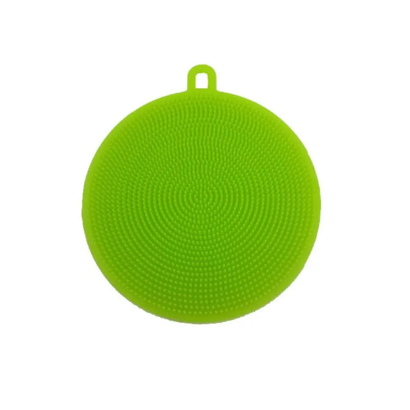 1Pcs Silicone Dish Bowl Scrubber Dirt Cleaning Kitchen Towel For Non-Stick Oil Cleaning Washing Tool Kitchen Cleaning Brush