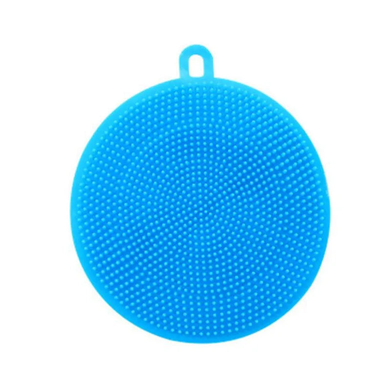 1Pcs Silicone Dish Bowl Scrubber Dirt Cleaning Kitchen Towel For Non-Stick Oil Cleaning Washing Tool Kitchen Cleaning Brush